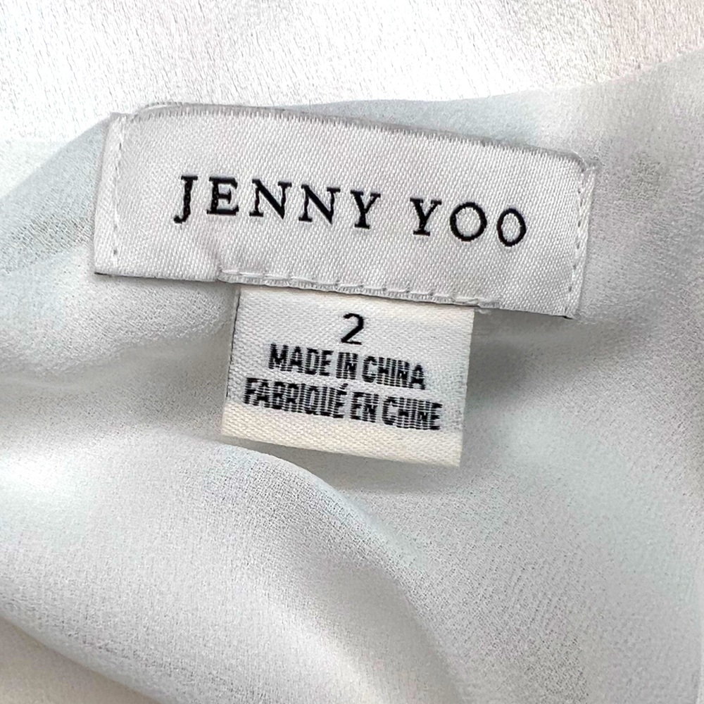Jenny Yoo Kelly V-Neck Slip Dress